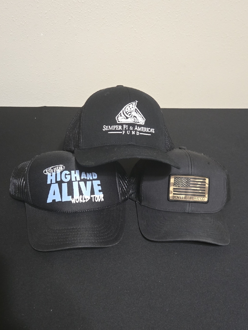 (3) Trucker Hats Snap Backs